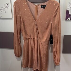 lulus romper with star detail